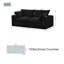 Canapé modulaire 78,8 po Cloud, canapé rembourré en velours côtelé avec sièges profonds, aucun assemblage requis, canapé convertible-1006652525