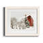 Festive Barn - reproduction de photo sur papier encadrée-748648097-748648096