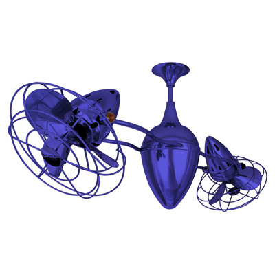48" Ar Ruthiane 6 Blade Ceiling Fan