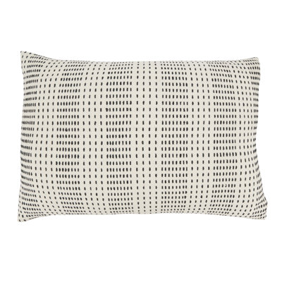 Housse de coussin en coton rayé Collection Maliyah