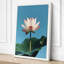 Lotus in Bloom Botanical - Wrapped Canvas-448691316-448691318