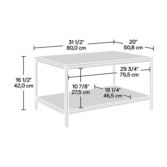 Qualik Coffee Table, Dark Brown