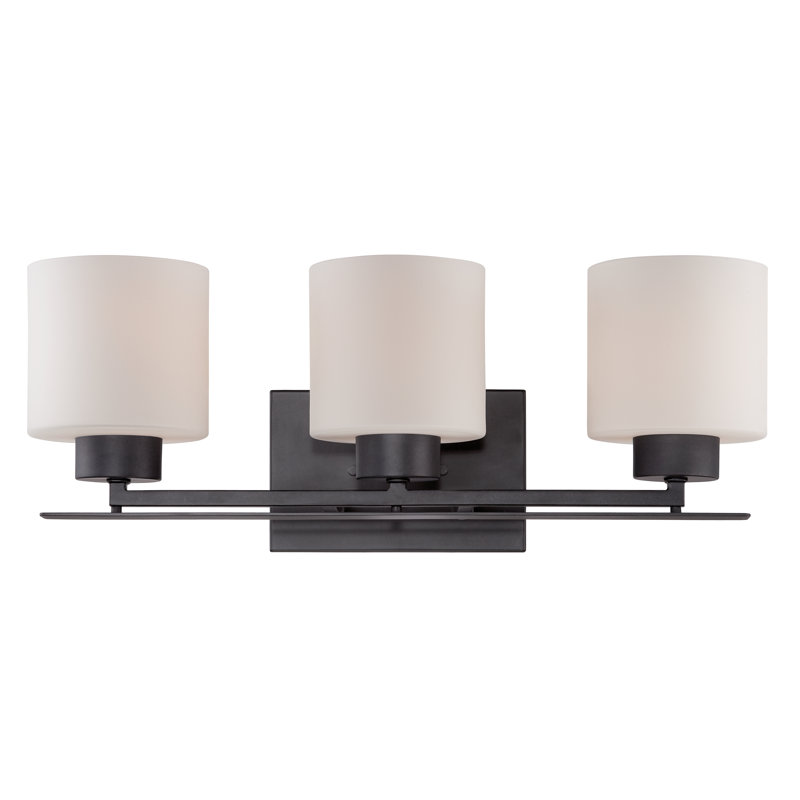 Garan 3 - Light Dimmable Vanity Light, Aged Bronze