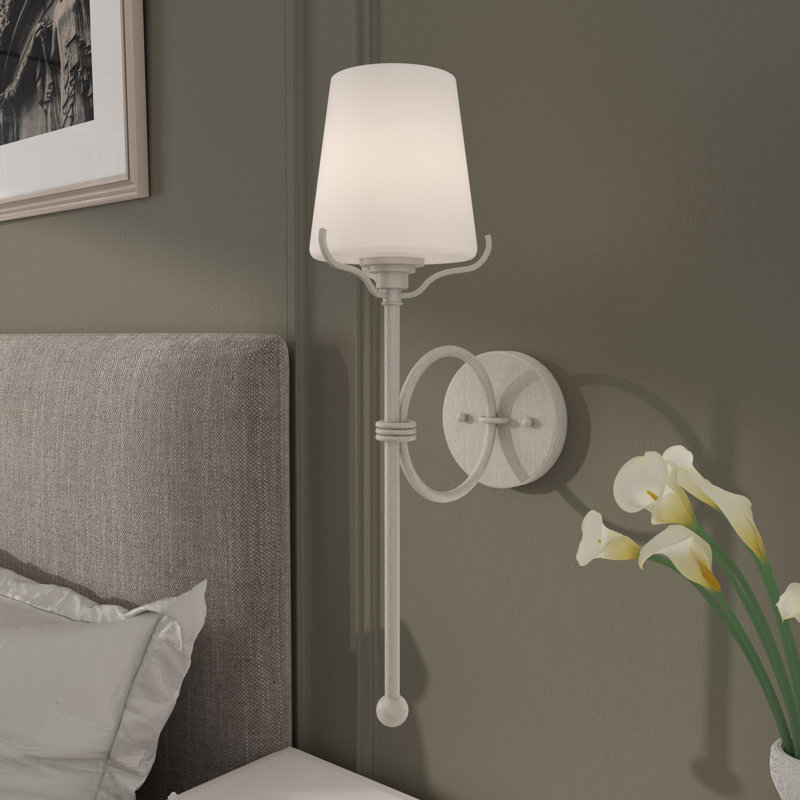 Areyona 1 - Light Dimmable Wallchiere, White Washed