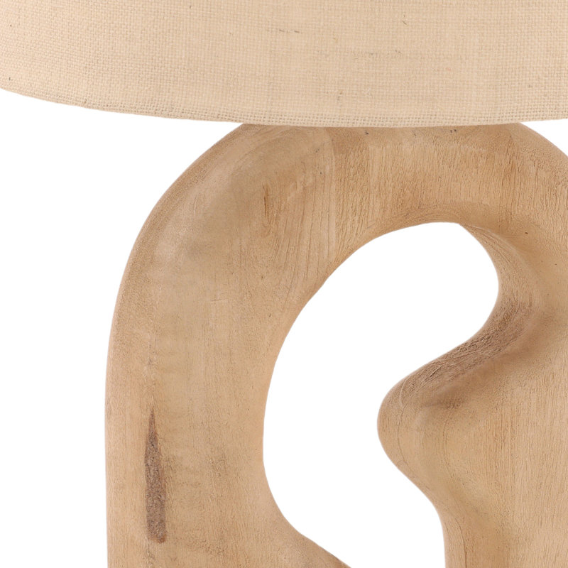 Sage Solid Wood Table Lamp