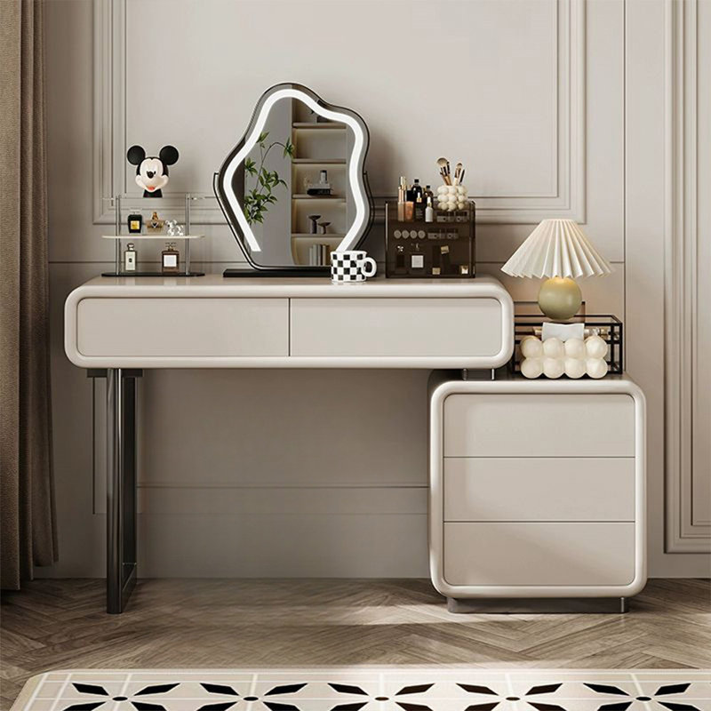 Makeup Vanity with Light mirror,5 drawers