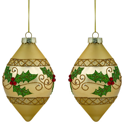 5'' Glass Finial Ornament