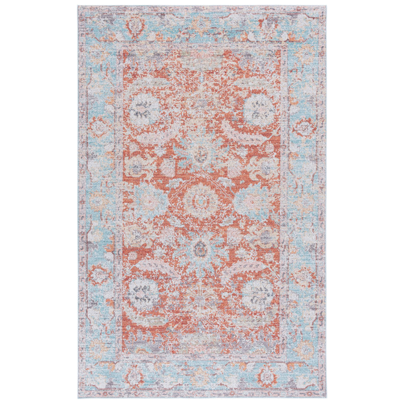Msrw Tucson 108 Performance Machine Washable Oriental Rug, Rectangle 5' x 7'