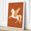 Pegasus in Gold Art Deco - Wrapped Canvas-1771515141-1771515150