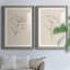 Floral Contour Study III Premium encadré mat - prêt à être accroché-1014923295-1014923288
