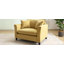 Fauteuil surdimensionné de 46,3 po, tissu chenille, fauteuil confortable et demi-canapé simple avec coussin-649879461