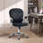 Kimar Chair with Padded Armrests-72835536-72835549