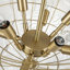 Annachristina 8-Light Twisted Glass Globe Cluster Chandelier Sputnik Ceiling Light-1264045730