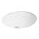 Wescott Vitreous China Oval Undermount Bathroom Sink with Overflow