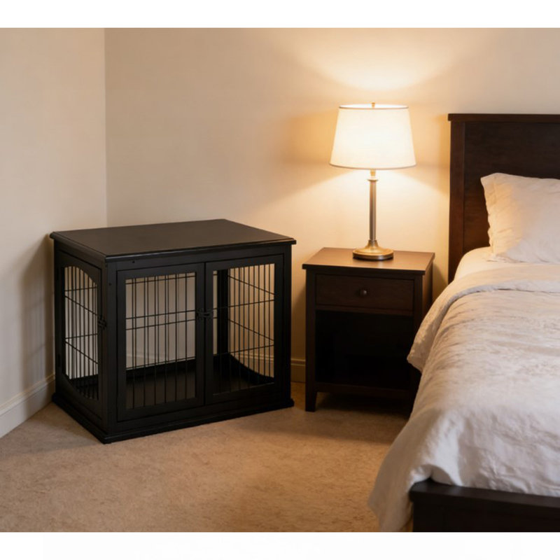 Cage pour petit chien, meubles de cage pour chien