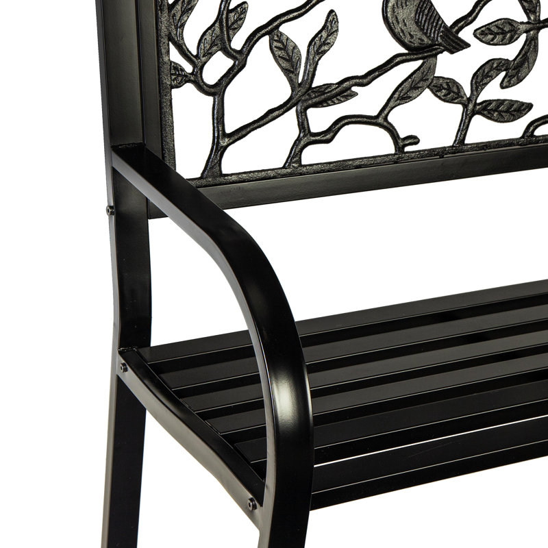 Banc de jardin en métal Cardinals