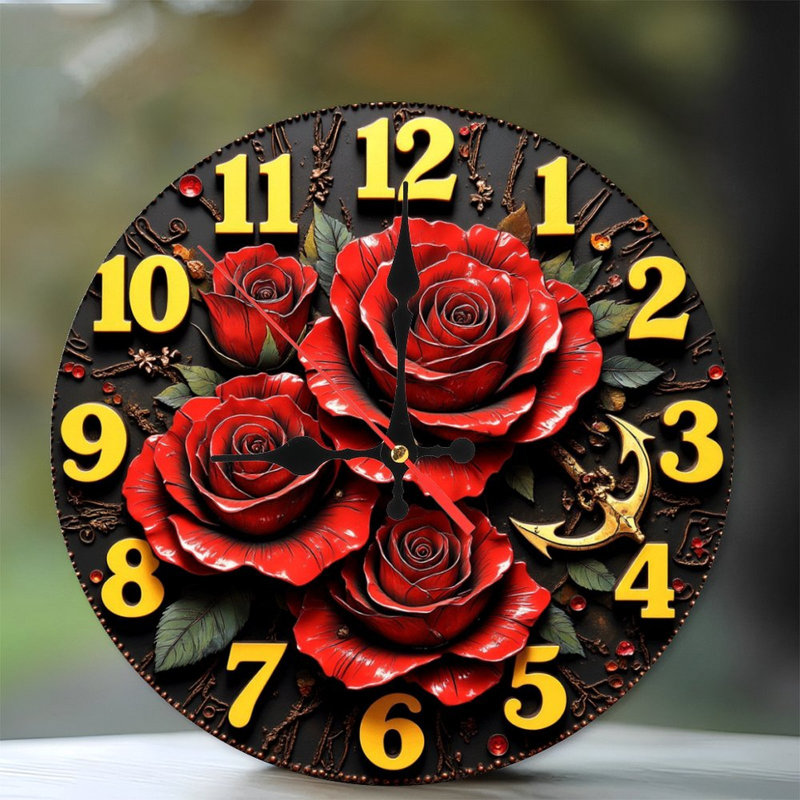 Horloge murale Artistic Rose