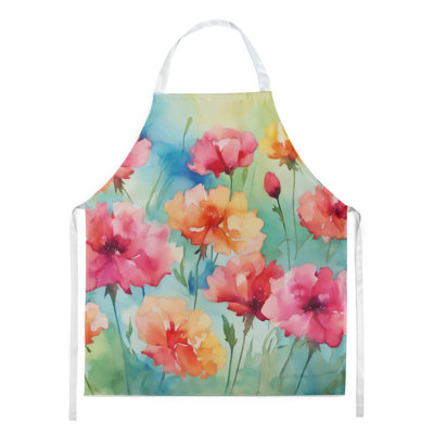 Œillet avec tablier aquarelle