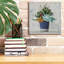 «Succulent Still Life 1 Navy» par Julia Purinton, art mural sur toile-1905133585