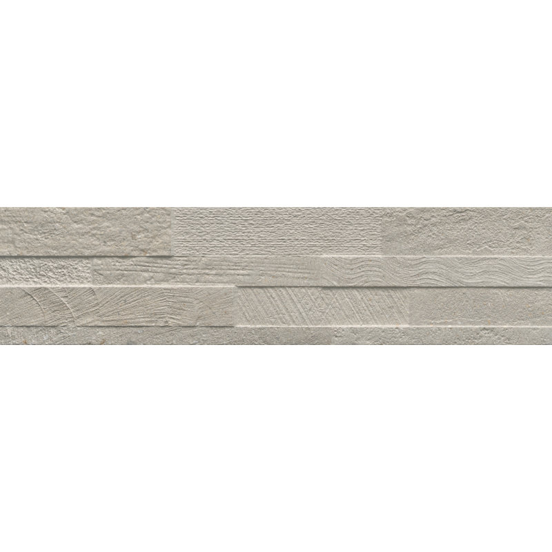 Connect White 24 in. x 6 in. Matte Porcelain Wall Tile (10.84 sq. ft./Case), Ivory