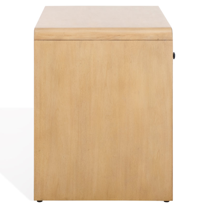 Haydriana 1 Drawer Wood Nightstand, Natural