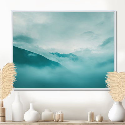 Décoration murale bleu sarcelle Sky Horizon II - bleu