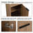 18"Freestanding Bathroom Vanity with sink,Floor Standing Vanity with 1 Door and White Ceramic Top