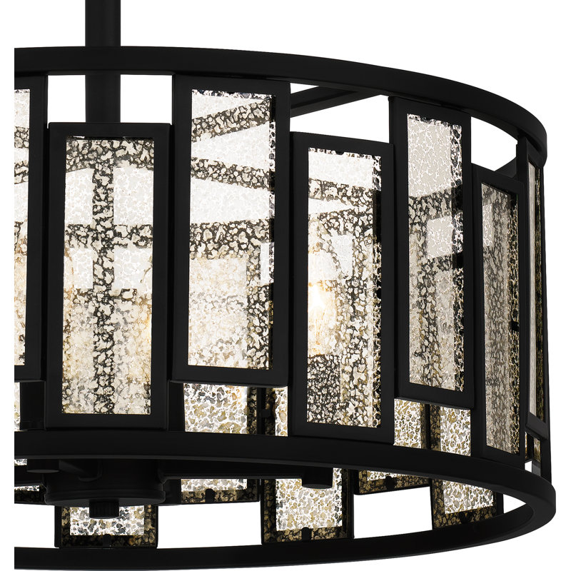 Plafonnier semi-encastré 4 lumières 18,25 po