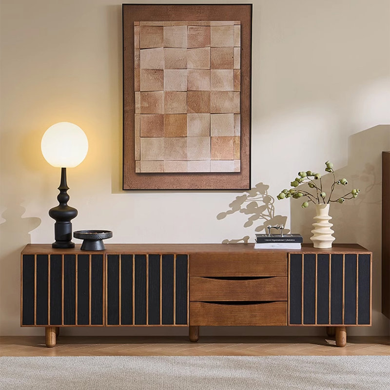Table basse French Vintage, H 19,7 po x L 70,9 po x l 15,7 po