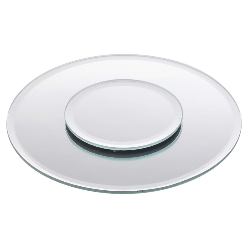 Glass Decorative Plate 1, 0.5cm H x 10cm W x 10cm D
