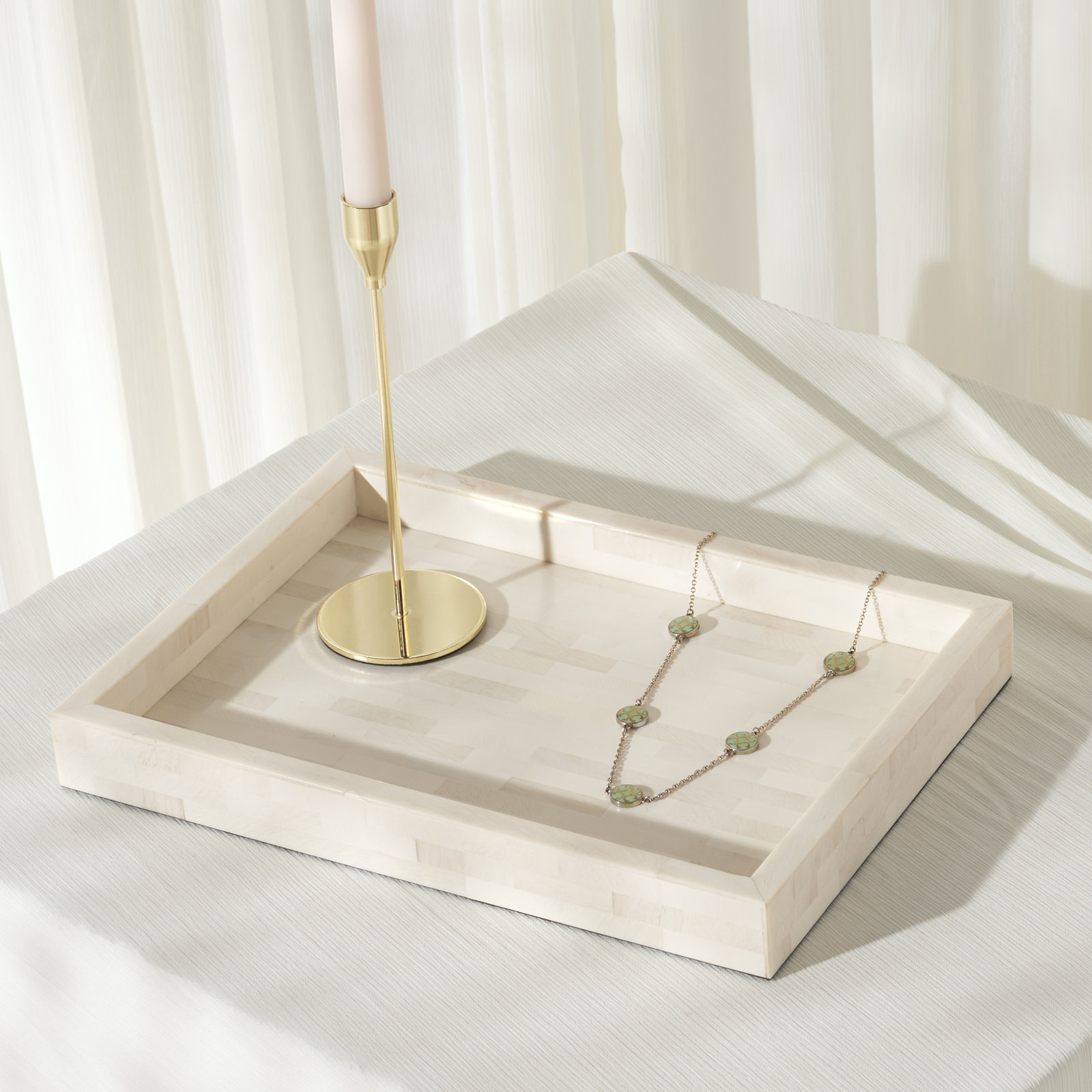 Resin Rectangle Decorative Tray