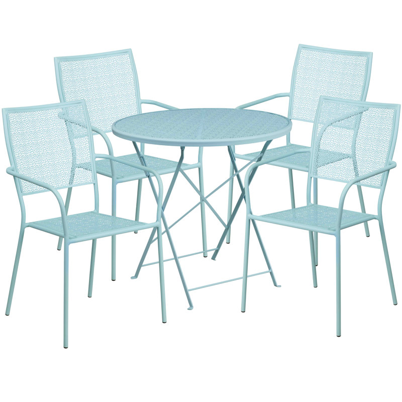 Ensemble repas 5 pièces Speegle, Bleu ciel