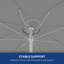 Parasol de plage portatif Outsunny-185360756