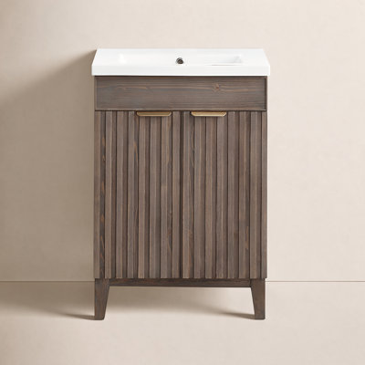 Dansfield 24 " Pine Single Bathroom Vanity