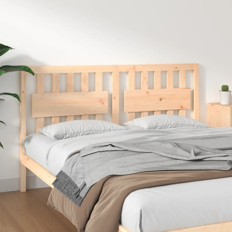 Messinger Solid Wood Headboard, 165.5 x 100 cm, Brown