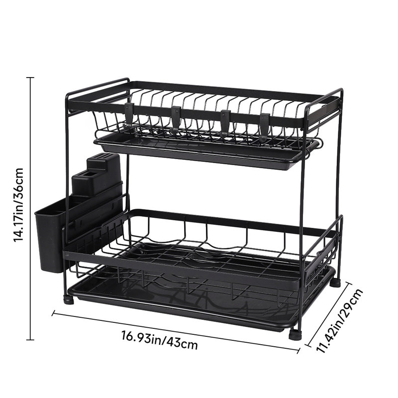 Steel Over The Sink Dish Rack