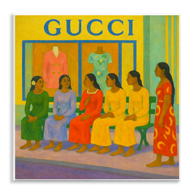 Plaque murale Gaugin Style Glam, design par Grotto Studios