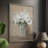 White Blooms Framed Print - Solid Wood-481427254