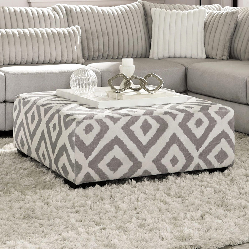 Chenille rembourrée de style transitionnel gris avec pieds en bois massif et en bois, hauteur de 20 po et largeur de 41 po