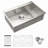 Drop In Sink, Kitchen Sink Drop In Topmount Single Bowl Sink 16 Gauge Stainless Steel Kitchen Sink Basin