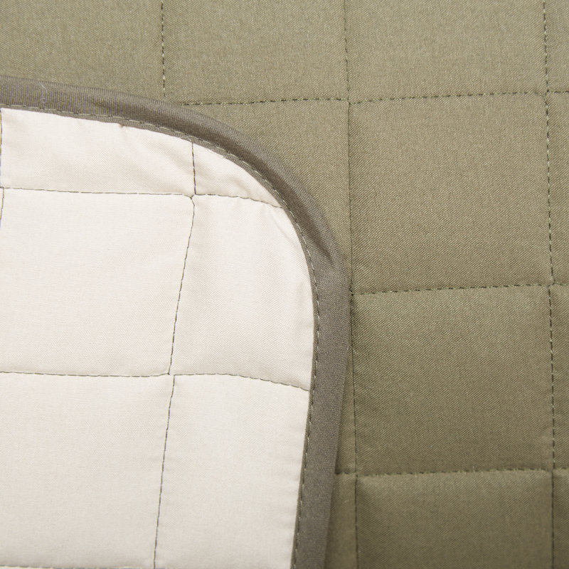 Housse pour fauteuil à coussins carrés / rectangulaires Brystol, Vert