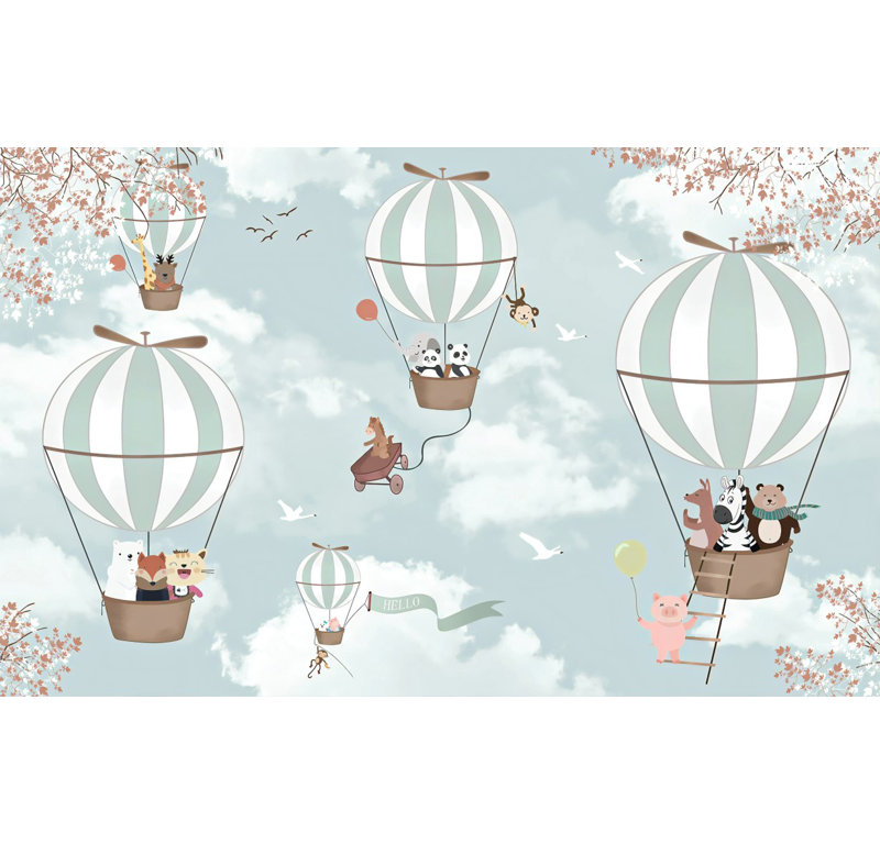 Ciel safari: aventures en ballon, L 108 po x l 192 po