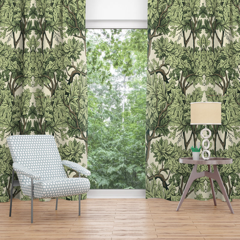 Rideau en polyester Momeyer, L 40 po x L 52 po
