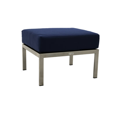 Avanti Stainless Steel Sling Outdoor Ottoman