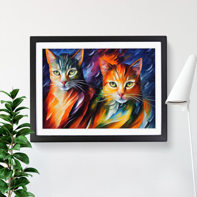 Cat Painting Vol.3 Abstract - Framed Print