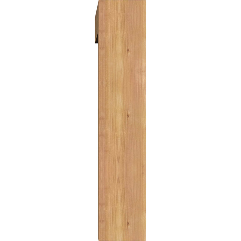 Support Merced Block avec support décalé, 28 po x 28 po, Cèdre rouge occidental de l 5 1/2 po (lisse)