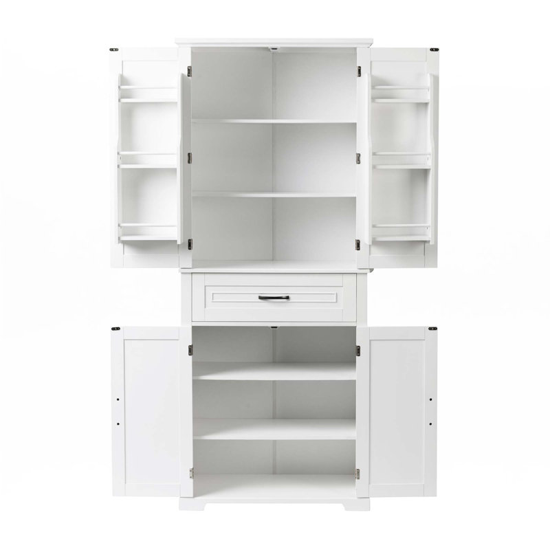 Bathroom Storage Cabinet, White