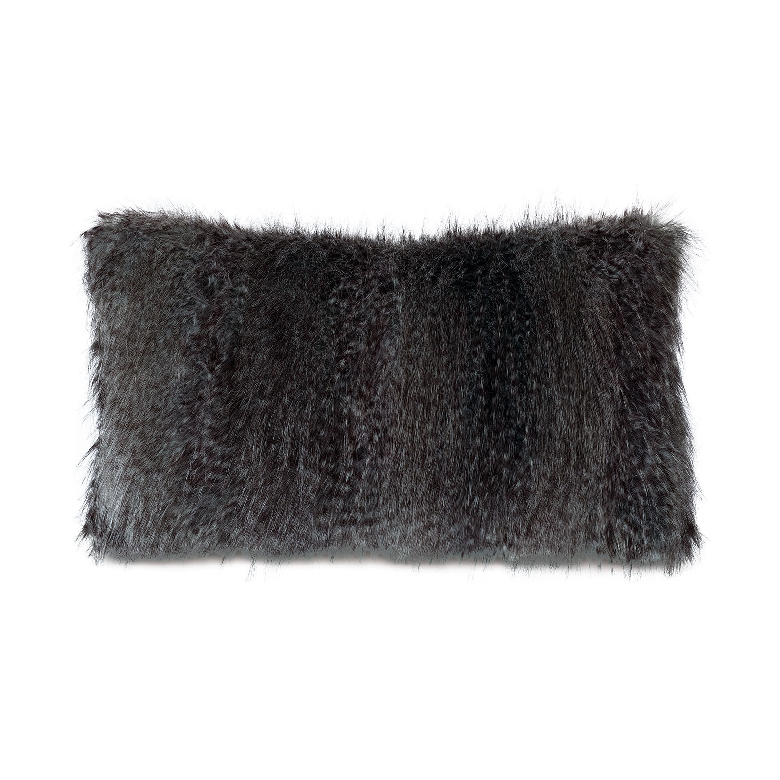 Indochine Faux Fur Lumbar Throw Pillow