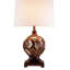 Lampe de table haute en polyrésine 29,75 po, conception en mosaïque
