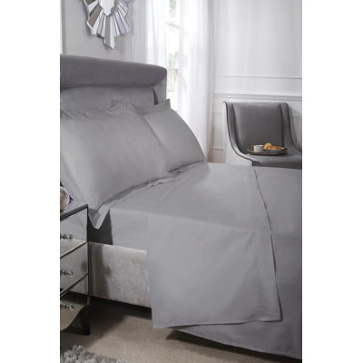 400 TC Bed Linen Sateen Flat Sheet